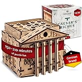 INSCAPE Caesar´s Riches Puzzle Box - Cluebox - Wooden Escape Room in A Box for Adults - Mind Puzzles - Puzzle Boxes with Hidden Compartments - Birthday Gift Gadget for Men and Women