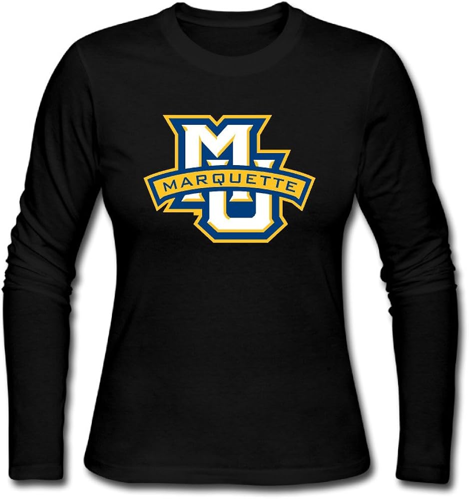 Qinglong81 Marquette University Lady Tshirts 100 Cotton