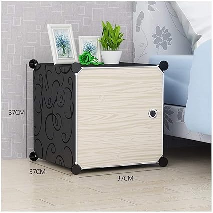 Wardrobe Simple Resin Wardrobe Combination Imitation Wood Plastic