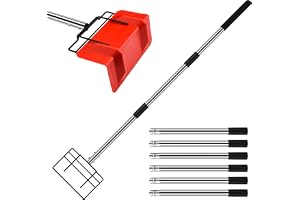 GADFISH 8 Ft Edge Protector Extension Handle, Board Corner Protector Extension Pole for v Shaped Edge Corner Guards, Compatible with Various Edge Protector Flatbed, Detachable Spiral Rod, Handle Only