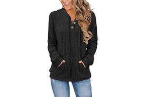 JomeDesign Womens Sweaters Fall Long Sleeve Hoodie Laides Sweatshirts Loose Casual Fashion Clothes S-2XL