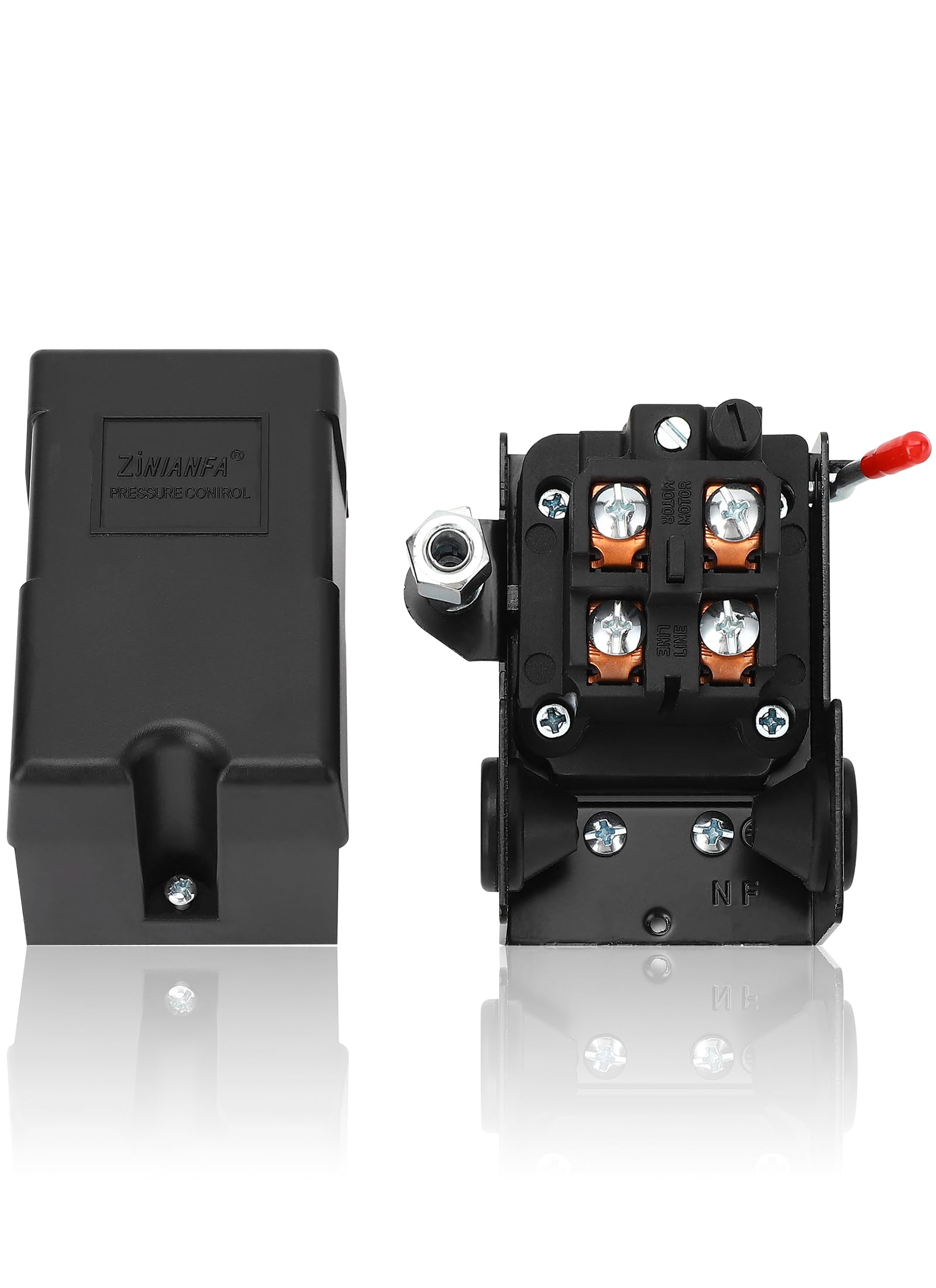 Photo 1 of Air Compressor Pressure Switch, 95-125 Psi 240V 26A Heavy Duty Universal Pump Pressure Switch Control Valve,for Air Compressor Replaces Valve