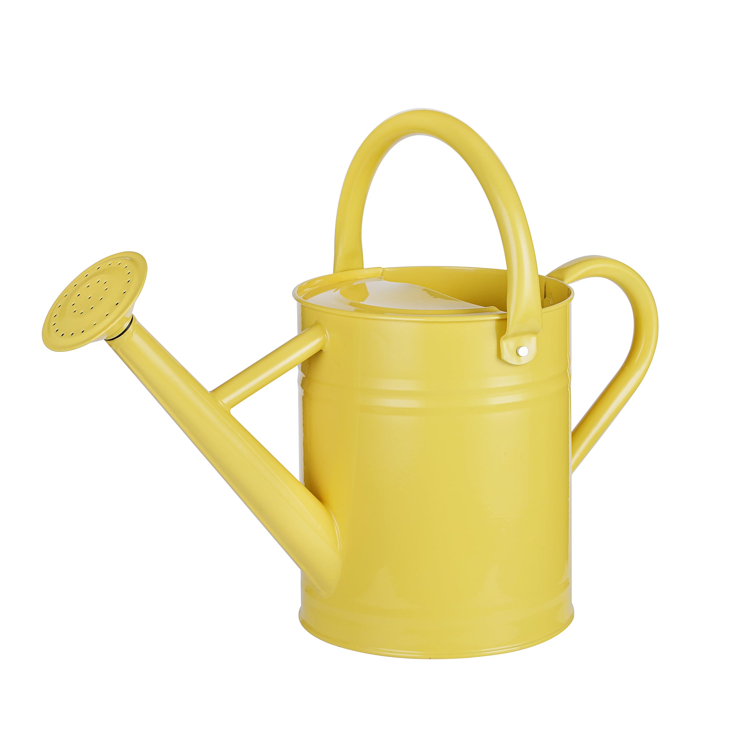 View 1 of 1 Gallon Watering Can for Plants, Watering Cans for Indoor&Outdoor Gardening, Galvanized Steel Watering Pot with Removable Spout, Metal Water Can with Ergonomic Movable Handle(Cute Yellow)