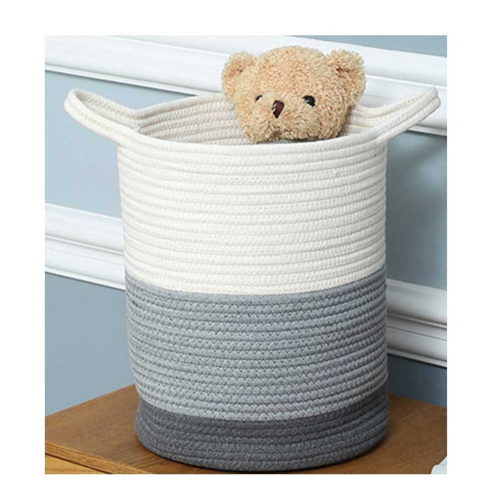 Mua ランドリーバスケット 洗濯物かご 折りたたみ式 コットンロープ収納ボックス 直径27 高さ35cm Tren Amazon Nhật Chinh Hang 21 Fado