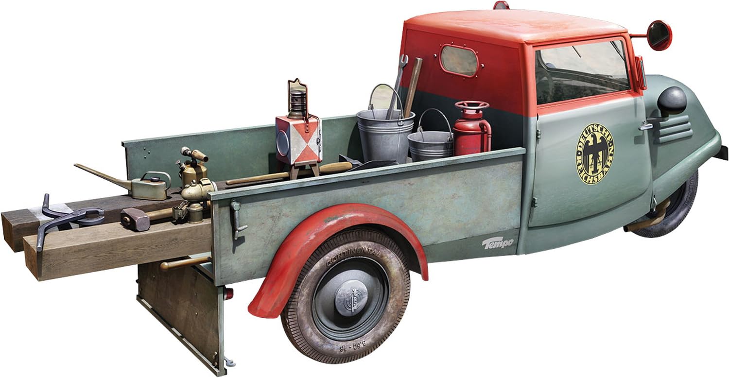 Miniart 1:35 - Tempo E400 Railway Maitenance Truck