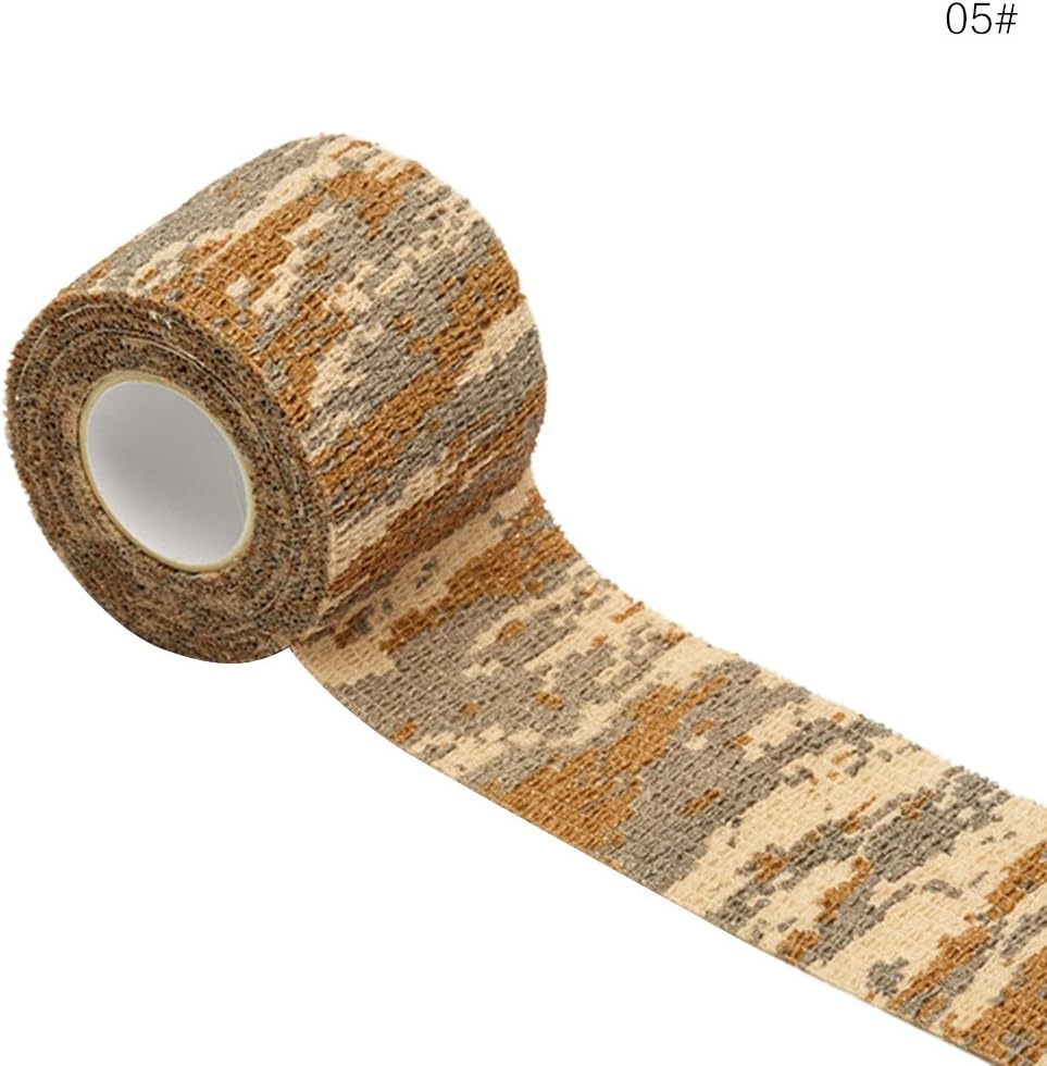 bandage 1pcs Camouflage Non-woven Self-adhesive Elastic Waterproof 5CM X 4.5M