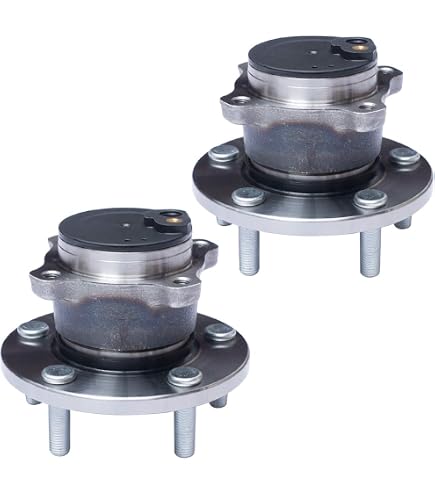 Rear Wheel Hub & Bearing Assembly - Driver & Passenger Side Pair For Easy Replacement
