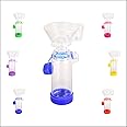 SAWOZU Inhaler Spacer for Kids and Adults, Soft Fit Mask, Portable and Lightweight, Suitable for Home and Travel – Nessi OTC Spacer (Blue/Kids)