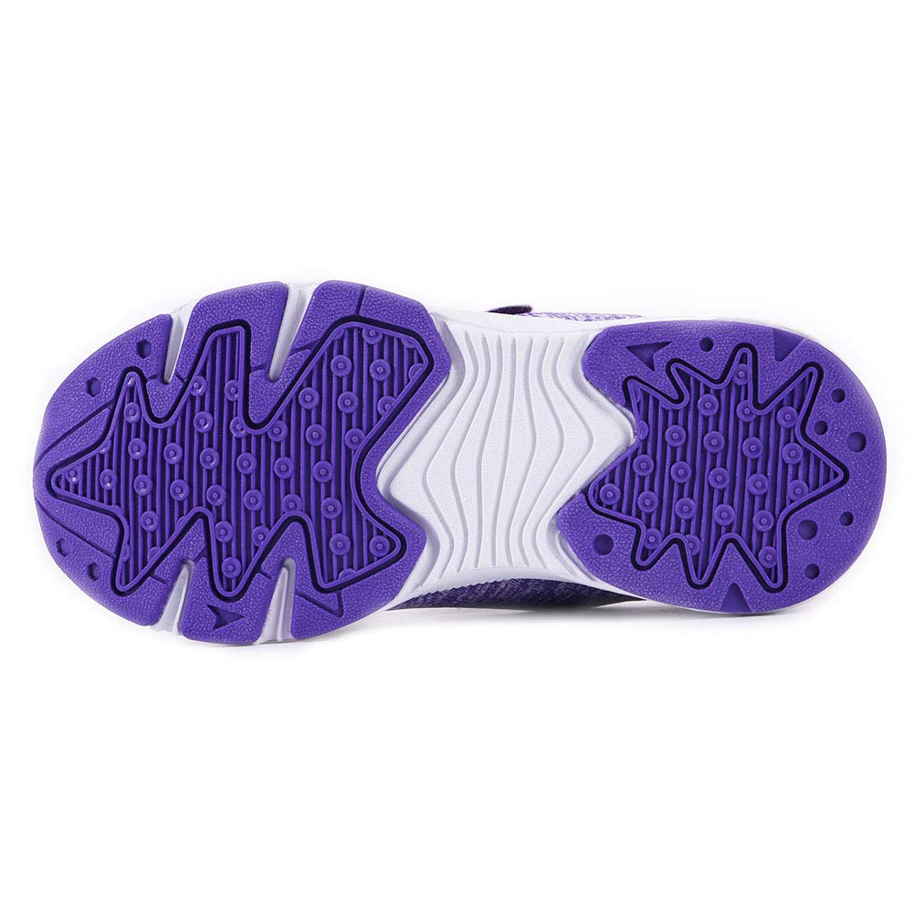 EIGHT KM Girls EKM7006 Sneakers Fashion Fancy Flowery Embroidery Casual Shoes Purple Wild Pansy 7