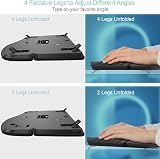 Arteck Split Ergonomic Keyboard with Cushioned Wrist Rest, 2.4G Wireless view 4