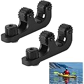 2Pcs Kayak Paddle Holder, Fishing Kayak Paddle Holder Oar Holder Track Mount Pole Roto Grip Rail Accessories Gear Rod, Pole f