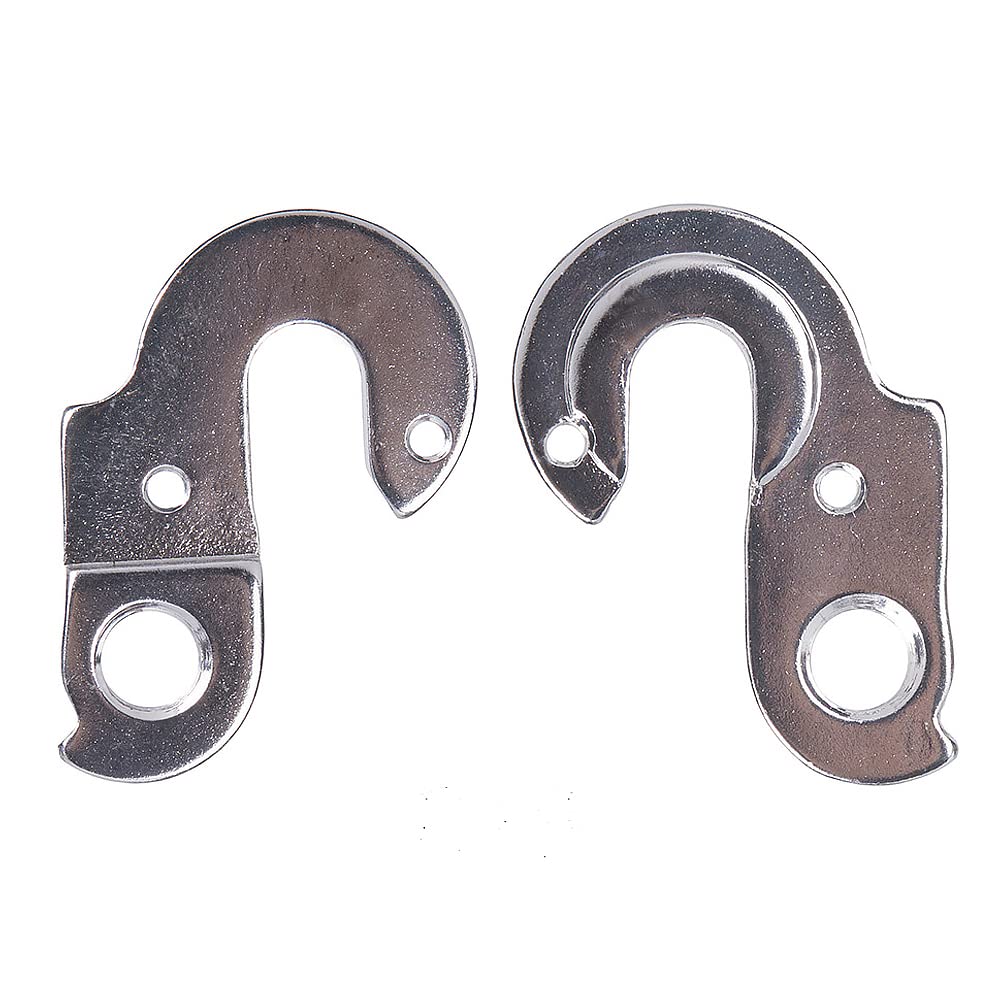 2 PCS Rear Derailleur Hangers, Aluminum Alloy Bicycle Tail Hook Screws Rear Gear Mech Derailleur Hanger Transmission Tail Hook, Type019