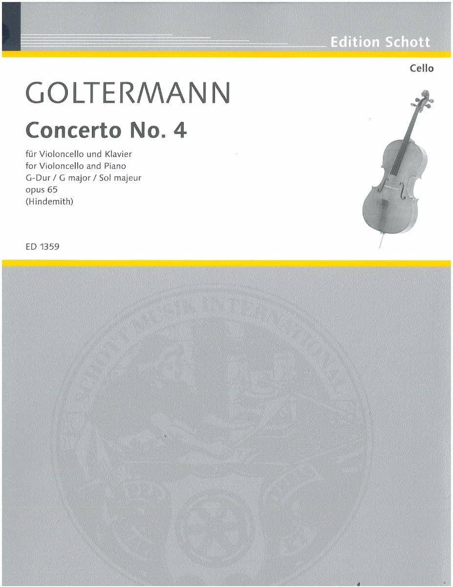 Concerto: No. 4 G Major. op. 65. cello and piano.