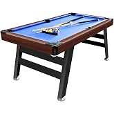 DRM 5FT Pool Table Set Steady Billiards Table, Snooker Table | Billiard Table with Arcade Style Blue Finish - Choose Your Style - Modern Billiards Table