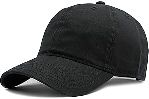 BABAHU Men and Women Baseball Cap Plain Blank Adjustable Classic Baseball Hat Cap 100% Cotton Golf Dad Hat