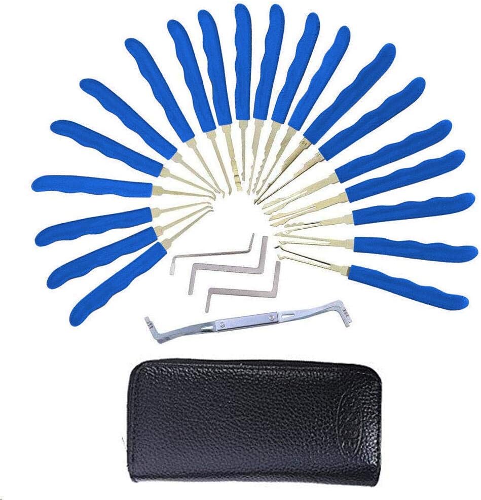 Stainless Steel Multitool 24Pcs - Lock Included (Blue Lock) Unique Gift Idea