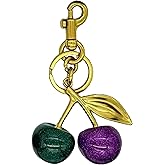 Cherry Bag Charm, Cherry Keychain Hanging Purse Charm Decoration Cute Pendant for Women
