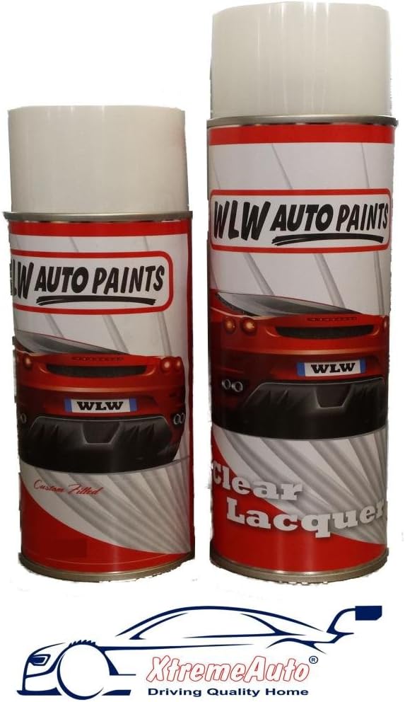 Xtremeauto® 400ML Basecoat Aerosol Spray Paint includes 500ML Top Coat Lacquer Baltic Blue LRC912