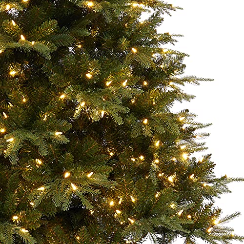 Naomi Home 7.5ft PreLit Artificial Christmas Tree for Home, Office