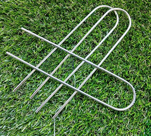Originline 7.87" High Garden Pin,Landscape Staples Fabric Stake Pins,Weed Ground Cover Pegs,10Pack - Thumbnail 2