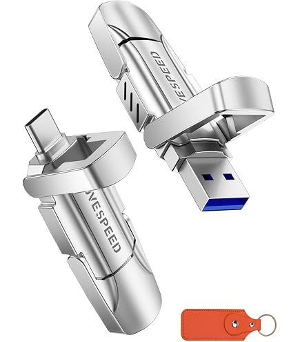 Memoria USB Patriot Rage R550 1TB - Doble Conector USB-C Y USB-A 3.2, Velocidad 100MB/s, Para Smartphone Y PC