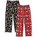 Ninjago Boys Licensed Pajama Pants 2 pair (Red/Black, size XS 4/5)