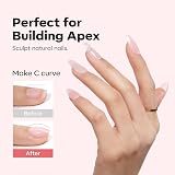 modelones 8-in-1 Builder Gel Pink Shimmer 15ml Hard Gel for Nails view 4
