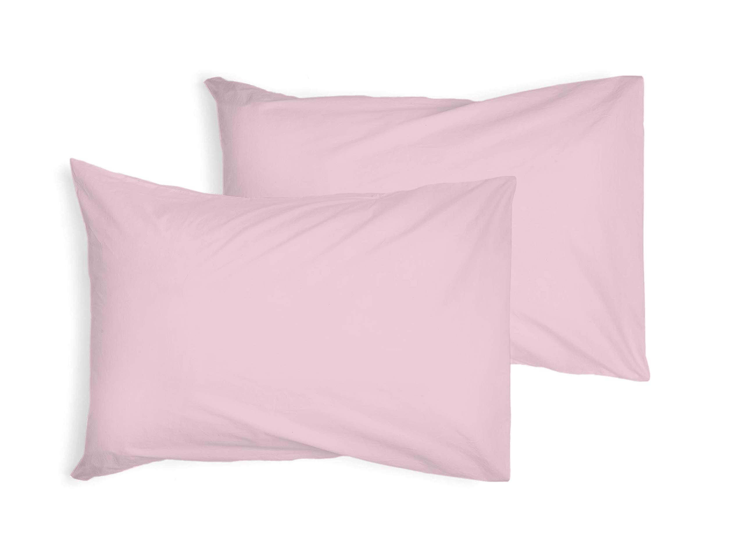 2 Pillow Cases ( 50 x 70 CM, Denim ) Soft Luxury 100% Cotton Pillow Covers , Durable Fine Quality Percale Bedroom Pillow Cover By CH FURNISHING