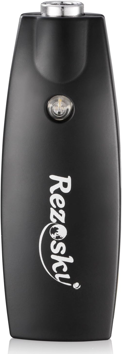 Rezosky Handheld UV Germicidal Lamp, Portable Ultraviolet Sterilizer Wand for Home, Office and Travel Use(Black)