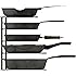 ZESPROKA Kitchen Cabinet Pot and Pan Organizer, Pot Lid Rack, Black