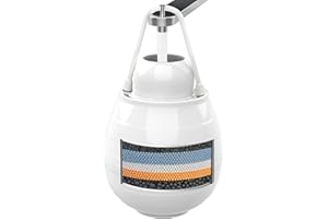 YOLYCEN Bath Filter for Tub, Bathtub Water Filter with Overflow, 8000 Gallons Faucet Filter Filtration｜Removes Chlorine, Fluoride & Contaminants｜Hard Water Softener｜Protects Skin, Hair｜ Easy Install