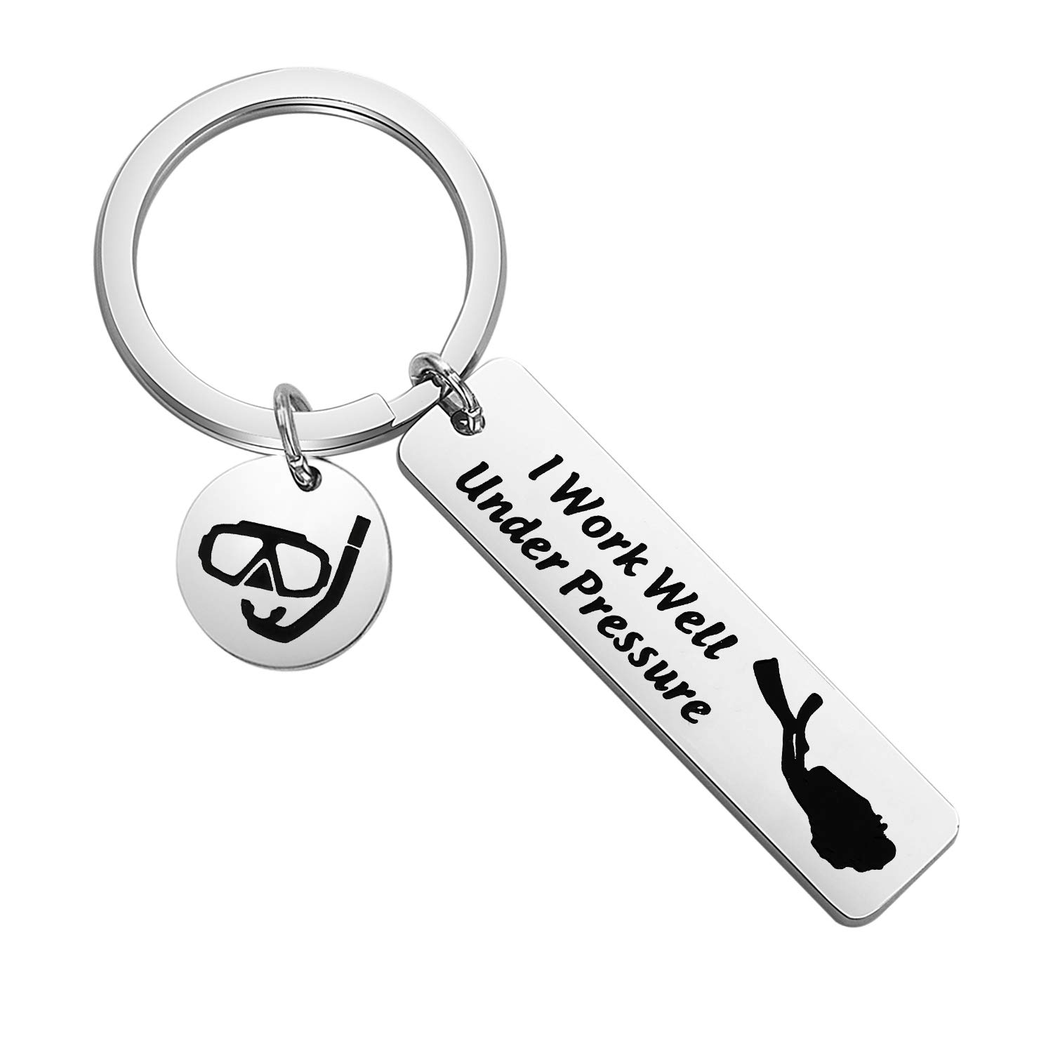 Generic Brands MYSOMY Scuba Diver Gift Keychain - Extreme Sports Jewelry, Great Gift for Divers