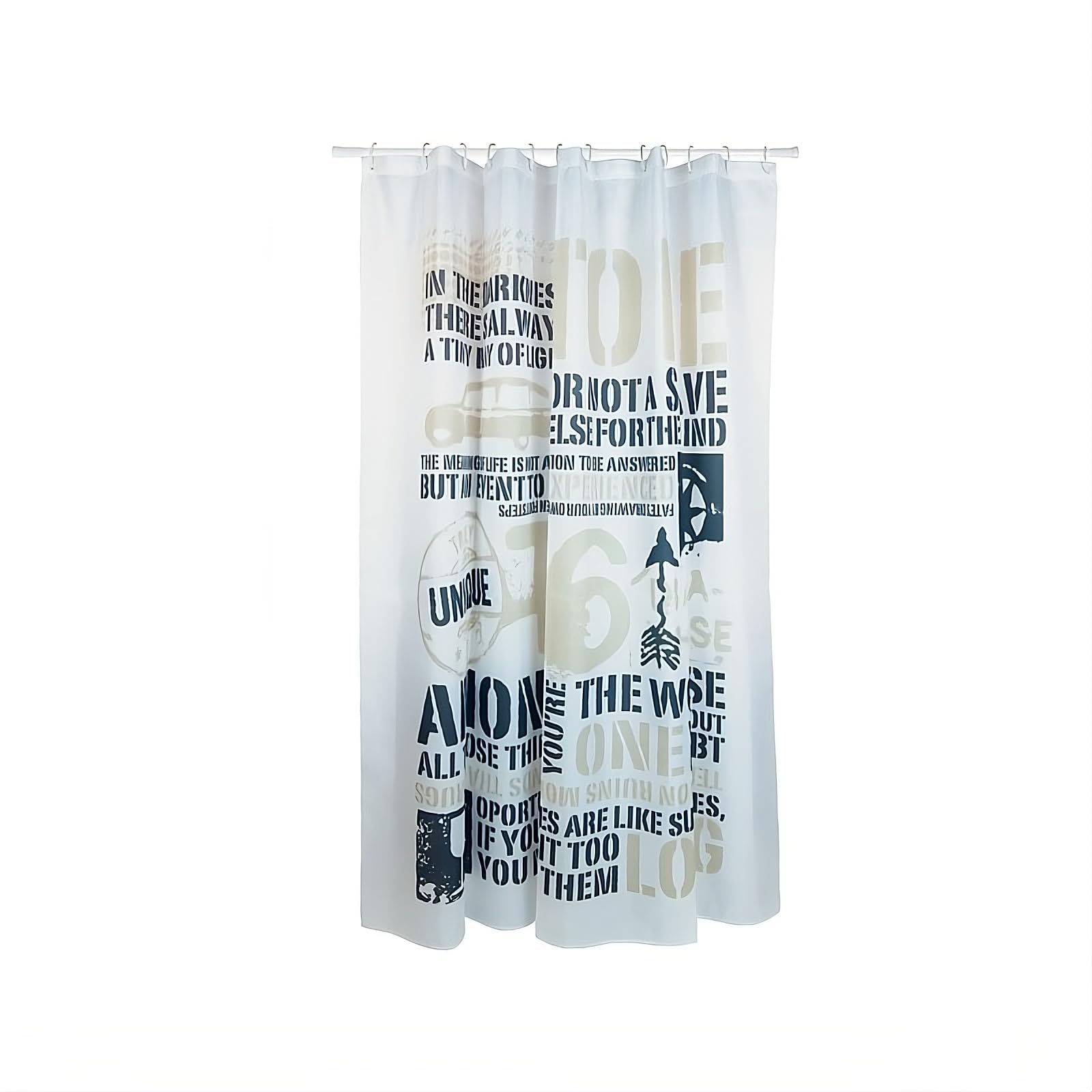 MSV Shower curtain Premium 180x200cm Combat