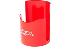 Master Magnetics 07582 Magnetic Cup Caddy, 3.25" Inner Diameter, 4.625" Height, Red