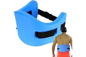 Adjustable EVA Float Waist Belt, Adult & Kid-Friendly Swimming Training Prop | Quick-Release Buckle, Foam Back Float for Begi