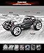 AHAHOO 1:12 Scale RC Cars 35MPH+ High Speed Off-Road Remote Control Vehicle 2.4Ghz Radio Controlled Racing Monster Trucks Rock Climber with LED Light Vision (Black) 