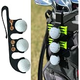 MCNULGUR 2 in 1 Golf Ball Tee Holder - Quick Release - Golf Accessory for Club Bag