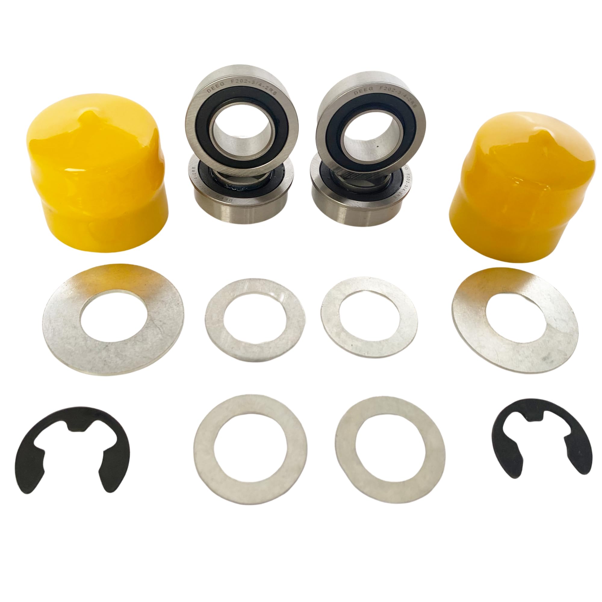 Caltric 8-Pack Lawn Mower Deck Wheel Bolts For John Deere LA125, LA130, LA140, LA145, LA150, LA155 - Replaces GX10168