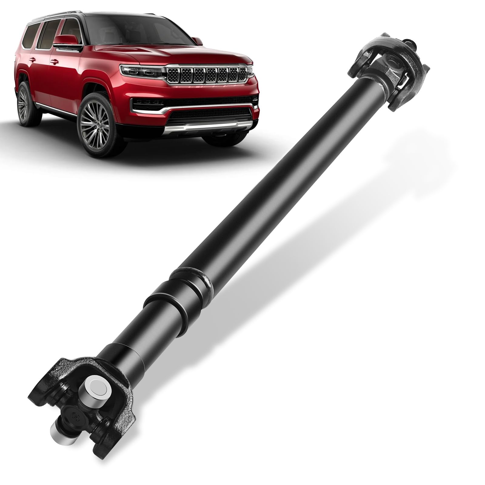 Photo 1 of Front Complete Drive Shaft Prop Shaft Driveshaft Assembly Compatible with Jeep Cherokee 1987-2001, Comanche 1987-1992, Wagoneer 1987-1990, 4WD Automatic Transmission 32.25inch Replace# 53005542