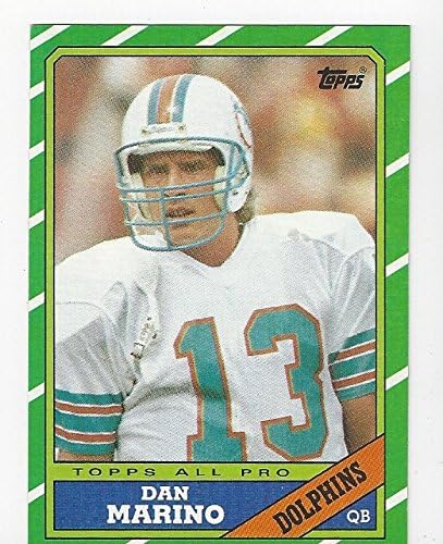 Dan Marino Topps All Pro Collectible Football Card 1986 Topps 