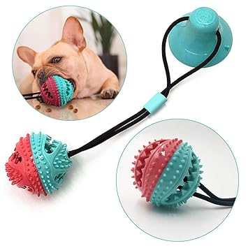 Onebarleycorn - Pelota de Cuerda Duradera para Perro con Ventosa ...