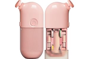 ZHOC Baby Nail Trimmer Electric, [Mini Size][Ergonomic Grip] Rechargeable Baby Nail File Set for Newborn Toddler or Adults, Safe Baby Nail Clippers for Toes & Fingernails Polish, Trim Care (Pink)