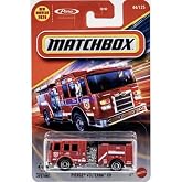 Matchbox Pierce Volterra EV Firetruck [Red] 44/125-1:64 Scale Diecast Toy Vehicle