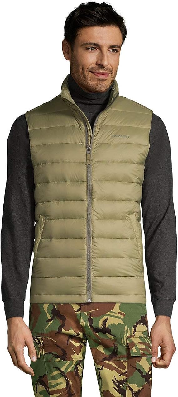 Lands' End Men's 600 Down Vest at Amazon Men’s Clothing store
