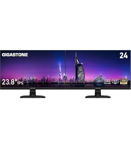 Amazon.com: Gigastone 22 inch VA LED Back Light Monitor 2-Pack