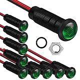 Gebildet 10pcs LED Plastic Indicator Pilot Light