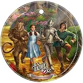 Thomas Kinkade Studios – The Wizard of Oz – Follow The Yellow Brick Road – Starfire Prints Glass Art - Circle Glass Art - Ideal for Gifting and Collecting SPCIR388