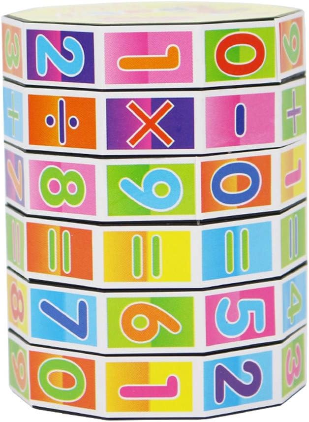 SOMESUN Children's Variety Digital Cube Math Educational Toys New Children Kids Mathematics Numbers Magic Cube Toy Puzzle Game Gift