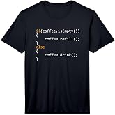 Funny Programmer Coffee Gift for Coders Performance T-Shirt