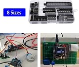 VooGenzek 120 PCS 2.54mm Breakaway Female Header Kit for Arduino Shield view 6
